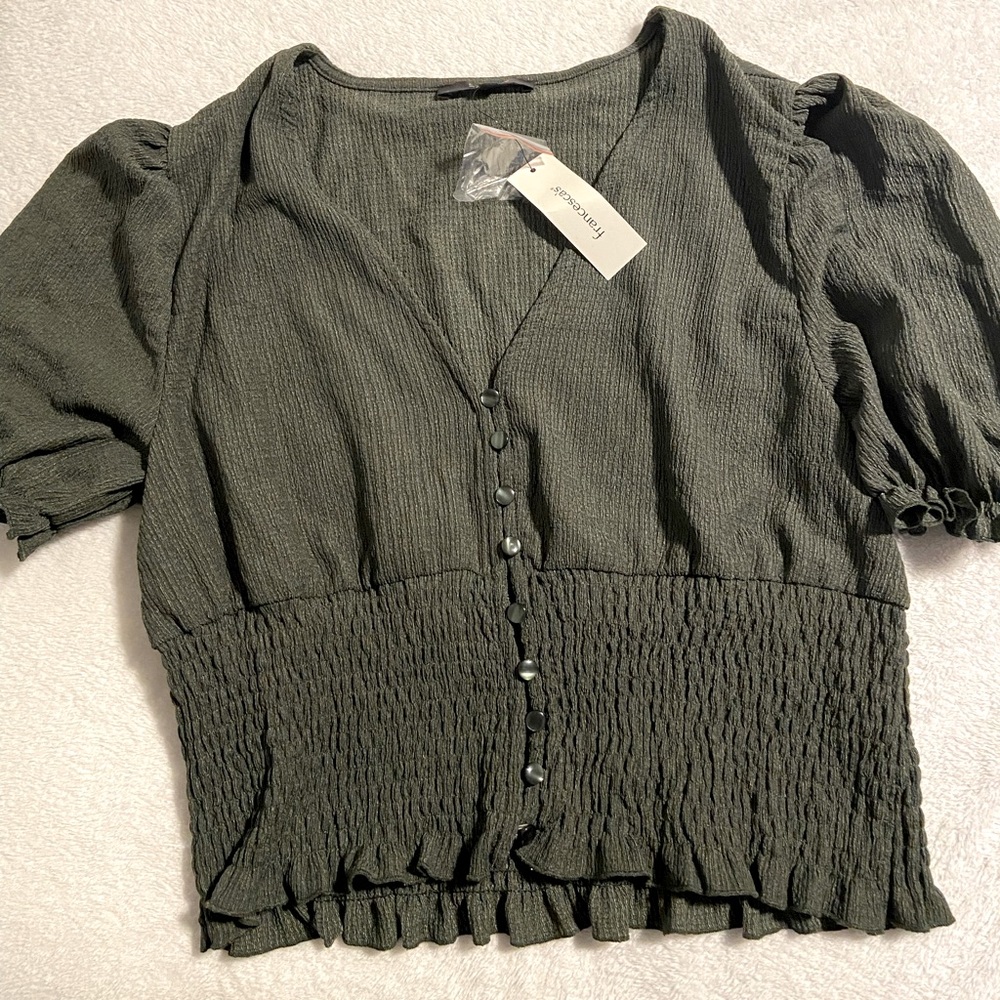 Nwt green blouse